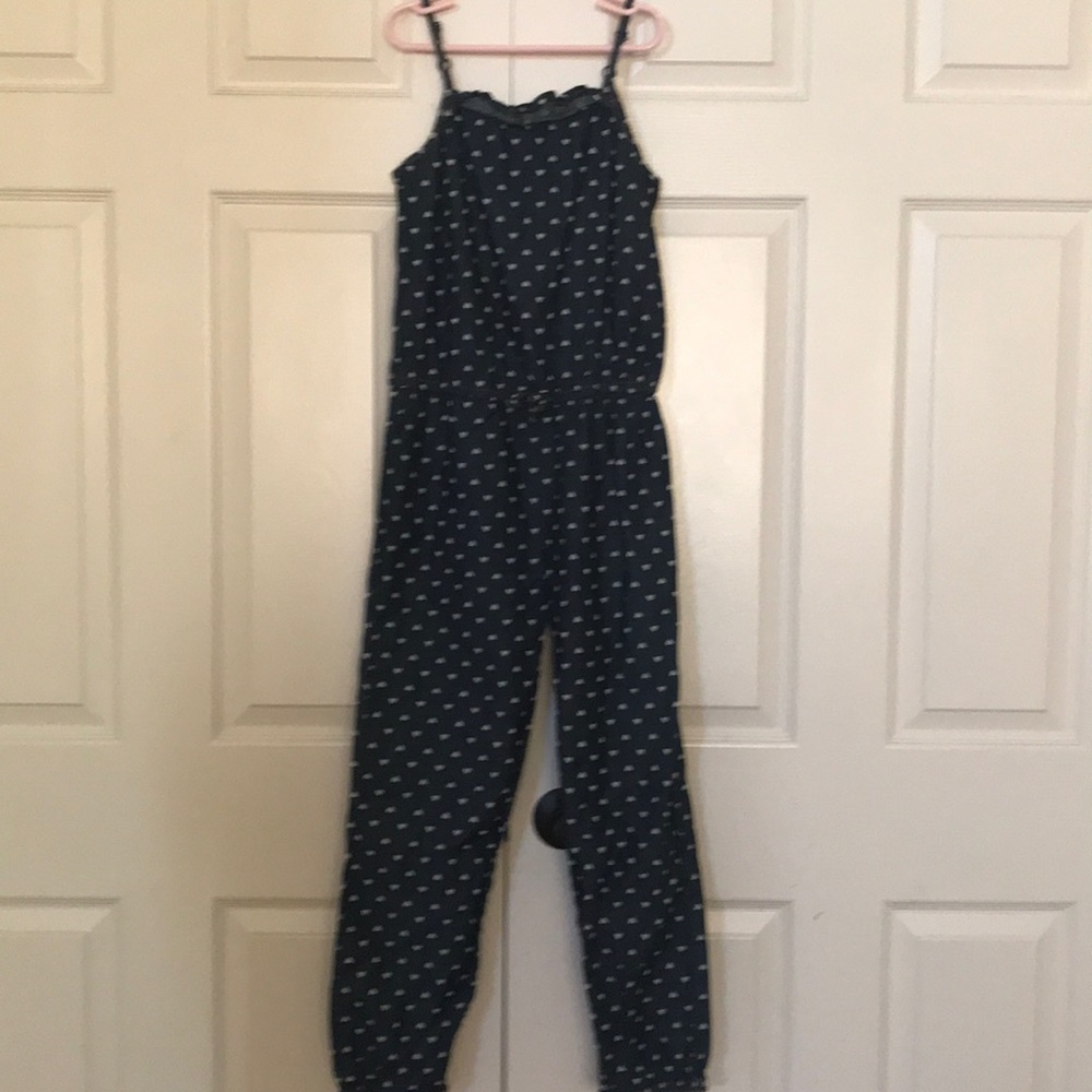 Jean Heart Romper